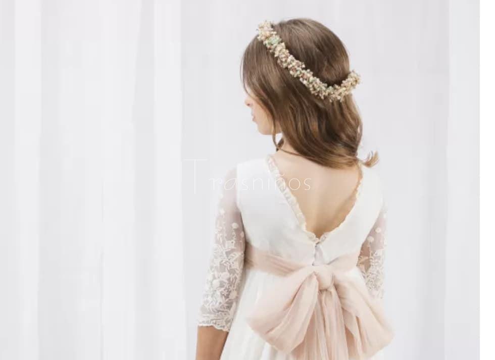 Vestido Comunión Modelo K405 de Roberto Torretta Comunión